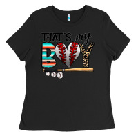 Black baseball Ladies Tee - CowhideDigitalArt