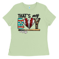 Matcha baseball Ladies Tee - CowhideDigitalArt