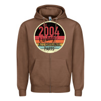 Chestnut 15th Birthday gift Vintage 2004 Zipper Hoodie - Bettercallsaul
