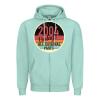 Seafoam 15th Birthday gift Vintage 2004 Zipper Hoodie - Bettercallsaul