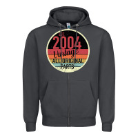 Smoke 15th Birthday gift Vintage 2004 Zipper Hoodie - Bettercallsaul