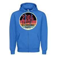 True Royal 15th Birthday gift Vintage 2004 Zipper Hoodie - Bettercallsaul