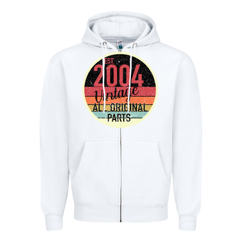 15th Birthday Gift Vintage 2004 Zipper Hoodie by Bettercallsaul | Teevron