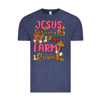 Vintage Denim jesus praising and farm raising Vintage Tee - MaliasSmallBusiness