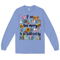 Colony Blue ive survived too many storms to bebothered by rain Long Sleeve Tee - MaliasSmallBusiness