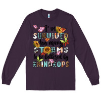 Plum ive survived too many storms to bebothered by rain Long Sleeve Tee - MaliasSmallBusiness