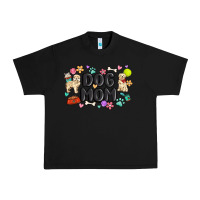 Black dog mom Urban Heavy Tee - MaliasSmallBusiness