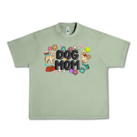 Oil Green dog mom Urban Heavy Tee - MaliasSmallBusiness