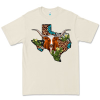 Bone longhorn texas map Premium Tee - AdoDesignShop