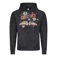 Vintage Black library kid Vintage Hoodie - MaliasSmallBusiness