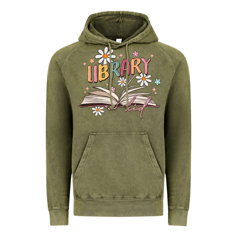 Library Kid Vintage Hoodie by MaliasSmallBusiness | Teevron