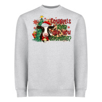 Heather Grey cowbells ring are you listening Heavyweight Sweatshirt - MaliasSmallBusiness