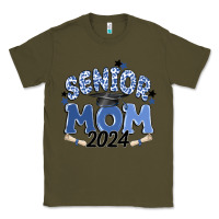 Army Green senior mom 2024 Classic Tee - MaliasSmallBusiness