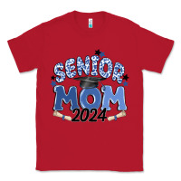 Red senior mom 2024 Classic Tee - MaliasSmallBusiness