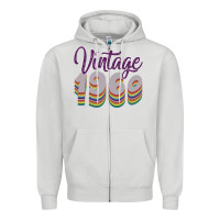 Dove Grey Vintage 1960 Zipper Hoodie - Bettercallsaul
