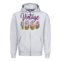 Heather Grey Vintage 1960 Zipper Hoodie - Bettercallsaul