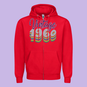 Vintage 1960 Zipper Hoodie Designed By Bettercallsaul