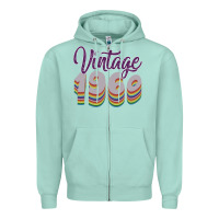 Seafoam Vintage 1960 Zipper Hoodie - Bettercallsaul
