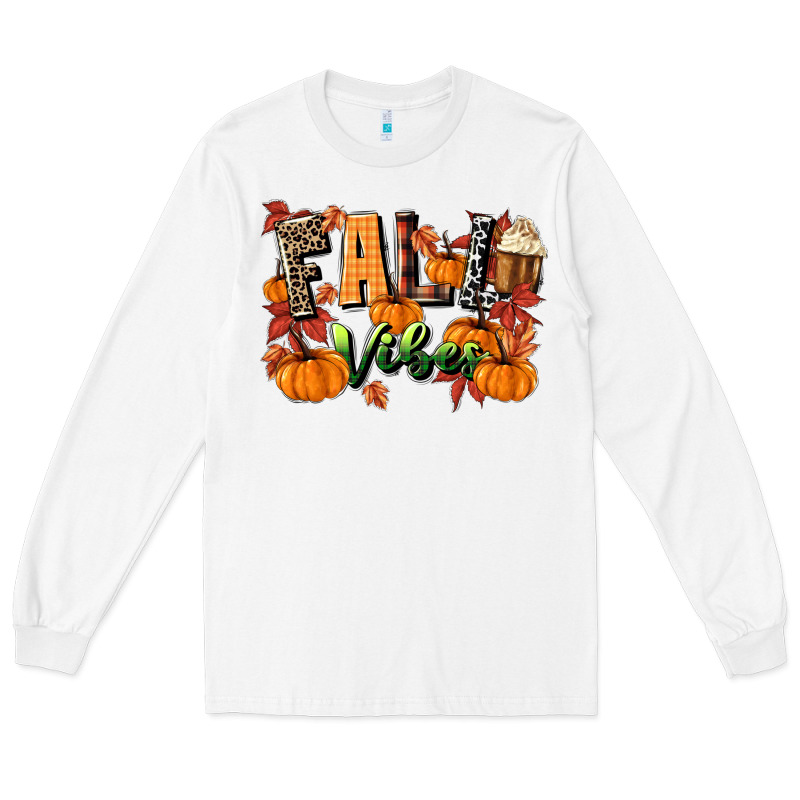 Fall Vibes Long Sleeve Tee by MaliasSmallBusiness | Teevron