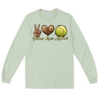 Matcha peace love softball Long Sleeve Tee - JahusDesignShop