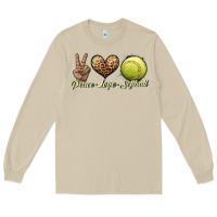 Mushroom peace love softball Long Sleeve Tee - JahusDesignShop