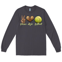 Smoke peace love softball Long Sleeve Tee - JahusDesignShop