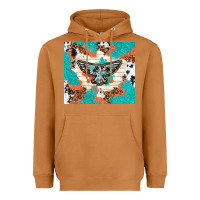 Meerkat freebird with leopard and cowhide pattern Heavyweight Hoodie - TumblerDesignByShophia