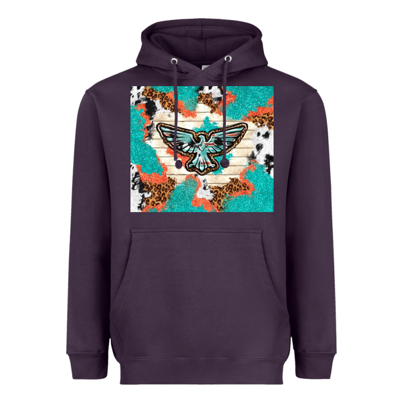 Freebird With Leopard And Cowhide Pattern Heavyweight Hoodie by TumblerDesignByShophia | Teevron