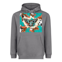 Storm freebird with leopard and cowhide pattern Heavyweight Hoodie - TumblerDesignByShophia