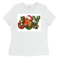 White christmas heifer joy Ladies Tee - FaDigitalArtStudio