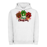 Pigment Lunar Rock merry christmas paws Urban Hoodie - FaDigitalArtStudio