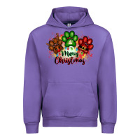 Tulip merry christmas paws Urban Hoodie - FaDigitalArtStudio