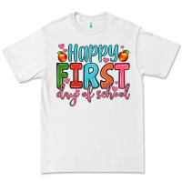 White happy first day of school Premium Tee - JahusDesignShop