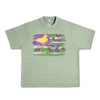 Oil Green mardi gras duck call flag Urban Heavy Tee - MaliasSmallBusiness