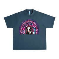 Midnight Navy rainbow cow Urban Heavy Tee - AdoDesignShop