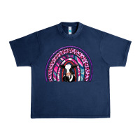 Navy rainbow cow Urban Heavy Tee - AdoDesignShop