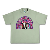 Oil Green rainbow cow Urban Heavy Tee - AdoDesignShop