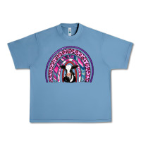 Pebble Blue rainbow cow Urban Heavy Tee - AdoDesignShop
