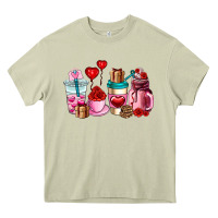 Mossy valentines day roses coffee cups Heavy Core Tee - AdoDesignShop