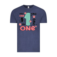 Vintage Denim one  one one one Vintage Tee - MaliasSmallBusiness
