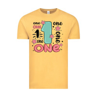 Vintage Mustard one  one one one Vintage Tee - MaliasSmallBusiness