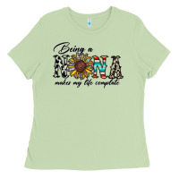 Matcha being nana makes my life complate Ladies Tee - CowhideDigitalArt