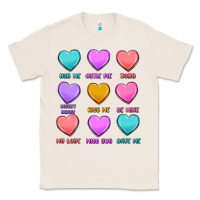 Natural valentine's day candy hearts Classic Tee - MaliasSmallBusiness