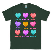 Sports Green valentine's day candy hearts Classic Tee - MaliasSmallBusiness