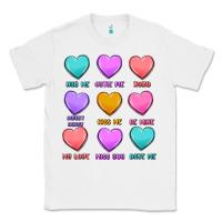 White valentine's day candy hearts Classic Tee - MaliasSmallBusiness