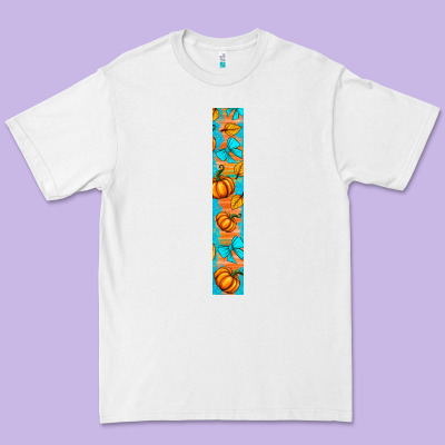 Fall Pumpkin Premium Tee Designed By Bundleandbundleshop
