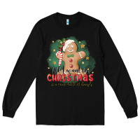 Black Christmas dough Long Sleeve Tee - MaliasSmallBusiness