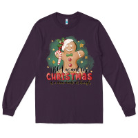 Plum Christmas dough Long Sleeve Tee - MaliasSmallBusiness