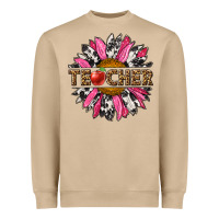 Mushroom western teacher sunflower Heavyweight Sweatshirt - NancyCooperArtShop