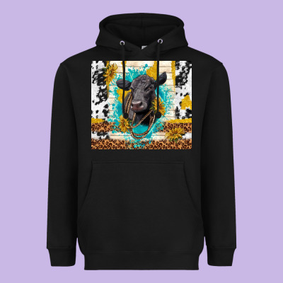 Black Angus Heavyweight Hoodie Designed By Tumblerdesignbyshophia